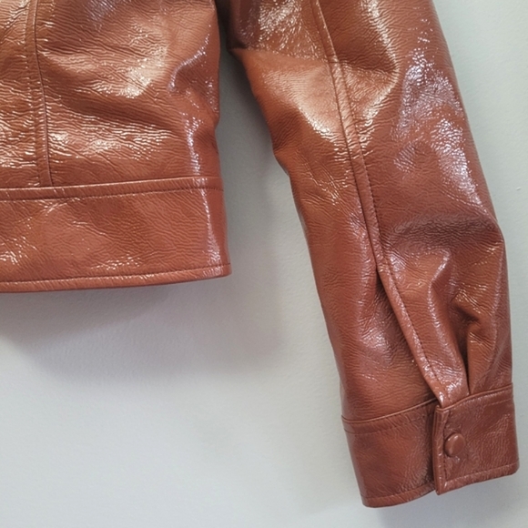 Aritzia Wilfred Tempest Vinyl Sherpa Aviator Jacket - Picture 11 of 14